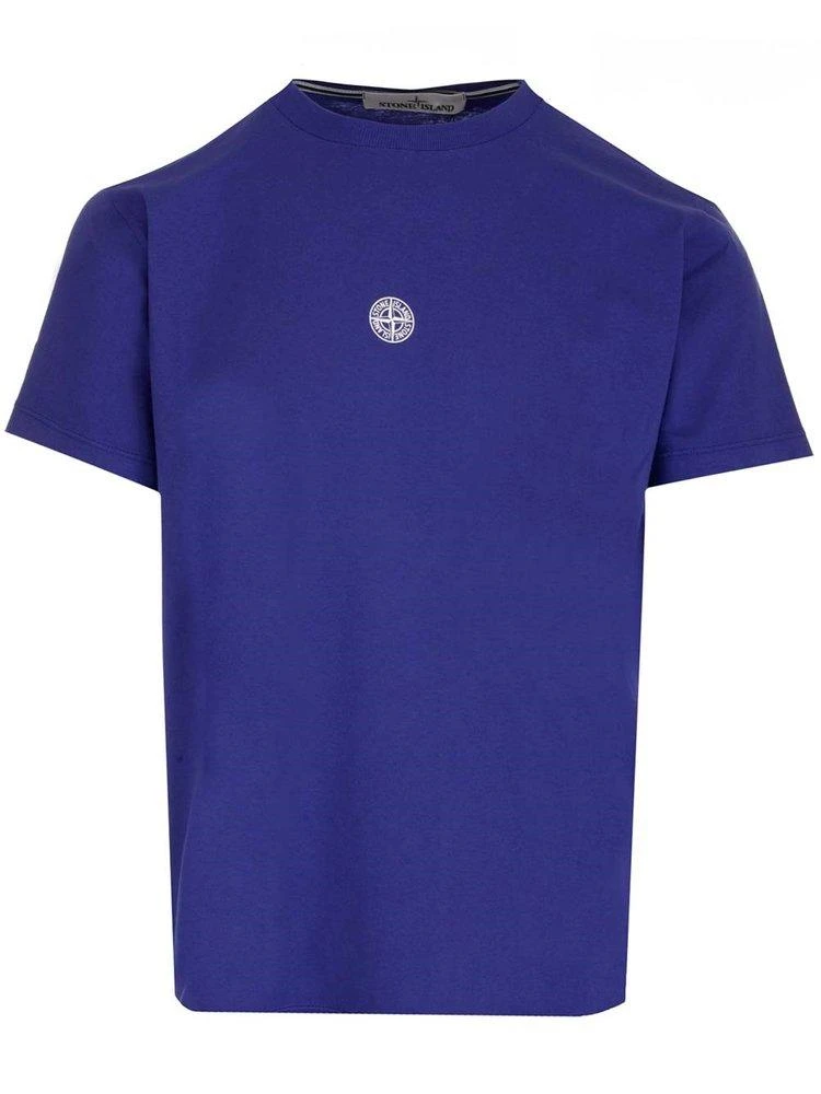 商品Stone Island|Stone Island Logo Printed Crewneck T-Shirt,价格¥842,第1张图片