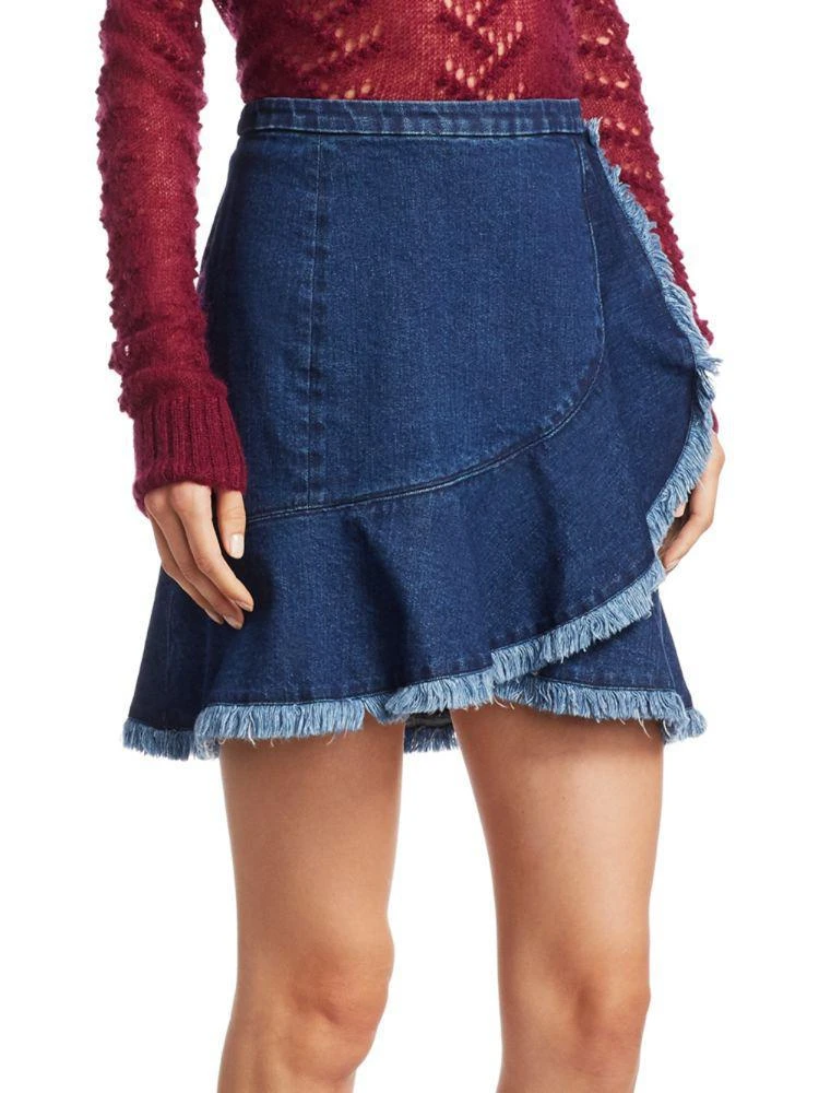 商品Tanya Taylor|Tamy Denim Mini Skirt,价格¥1108,第3张图片详细描述