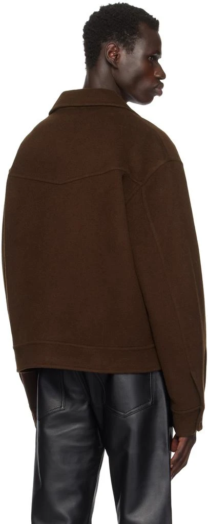 商品CMMN SWDN|Brown Isla Jacket,价格¥3031,第3张图片详细描述