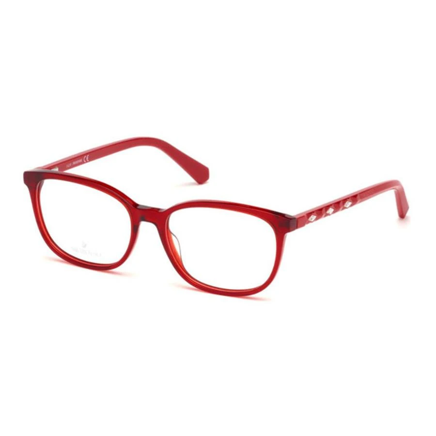 商品Swarovski|Swarovski Ladies Red Square Eyeglass Frames SK5300-F06654,价格¥388,第1张图片