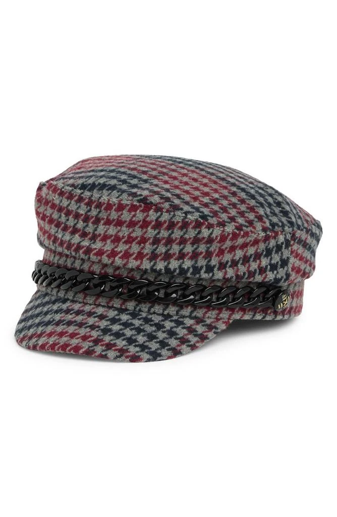 商品Vince Camuto|Houndstooth Conductor Cap,价格¥123,第1张图片