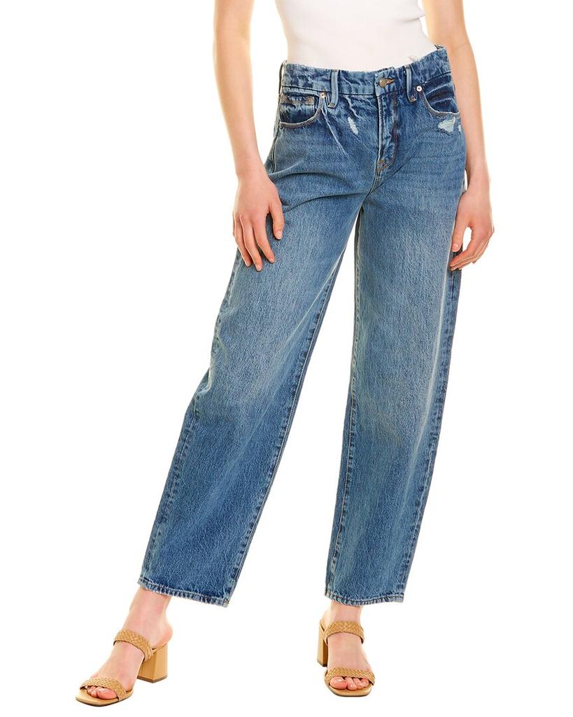 GOOD AMERICAN Good Trouser Blue Jean商品第1张图片规格展示