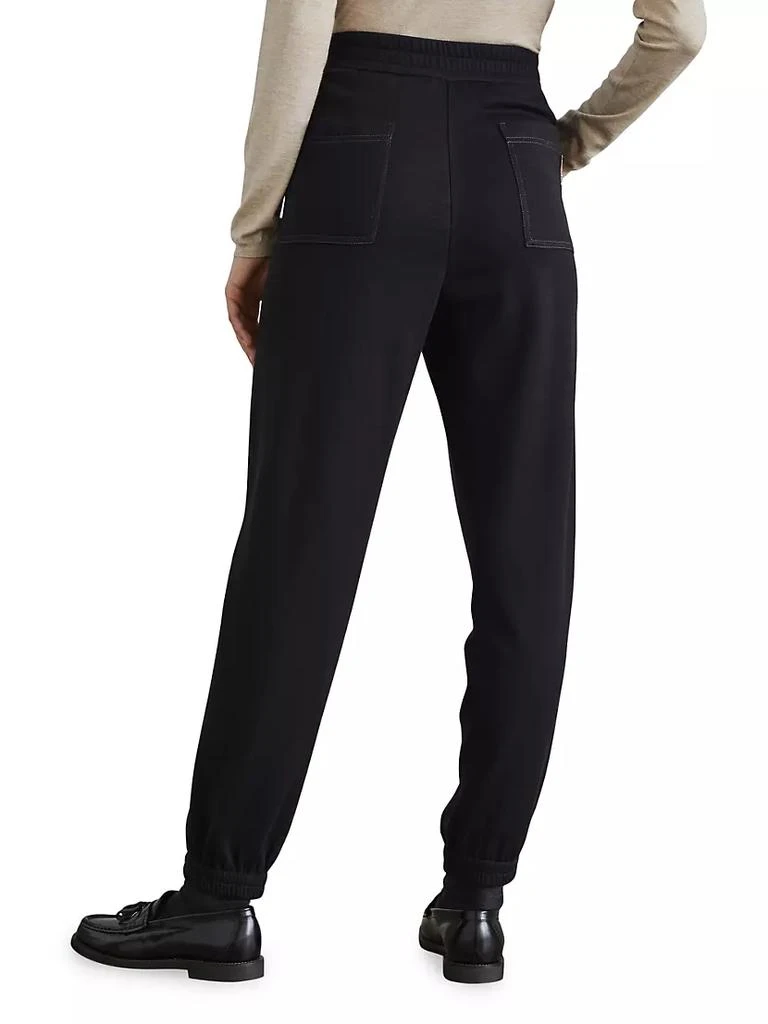 商品Brunello Cucinelli|Cotton and Silk Interlock Track Trousers,价格¥14947,第3张图片详细描述