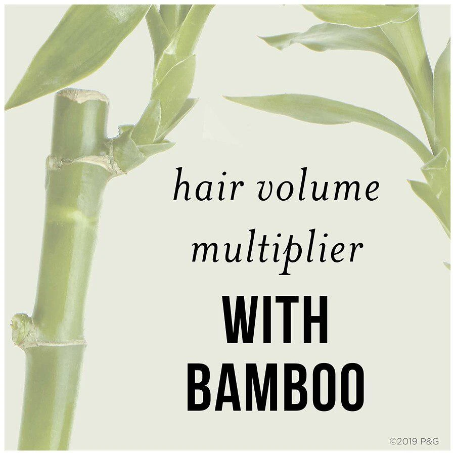 商品Pantene|Hair Volume Multiplier Silicone Free Bamboo Conditioner for Fine, Thin Hair,价格¥74,第5张图片详细描述