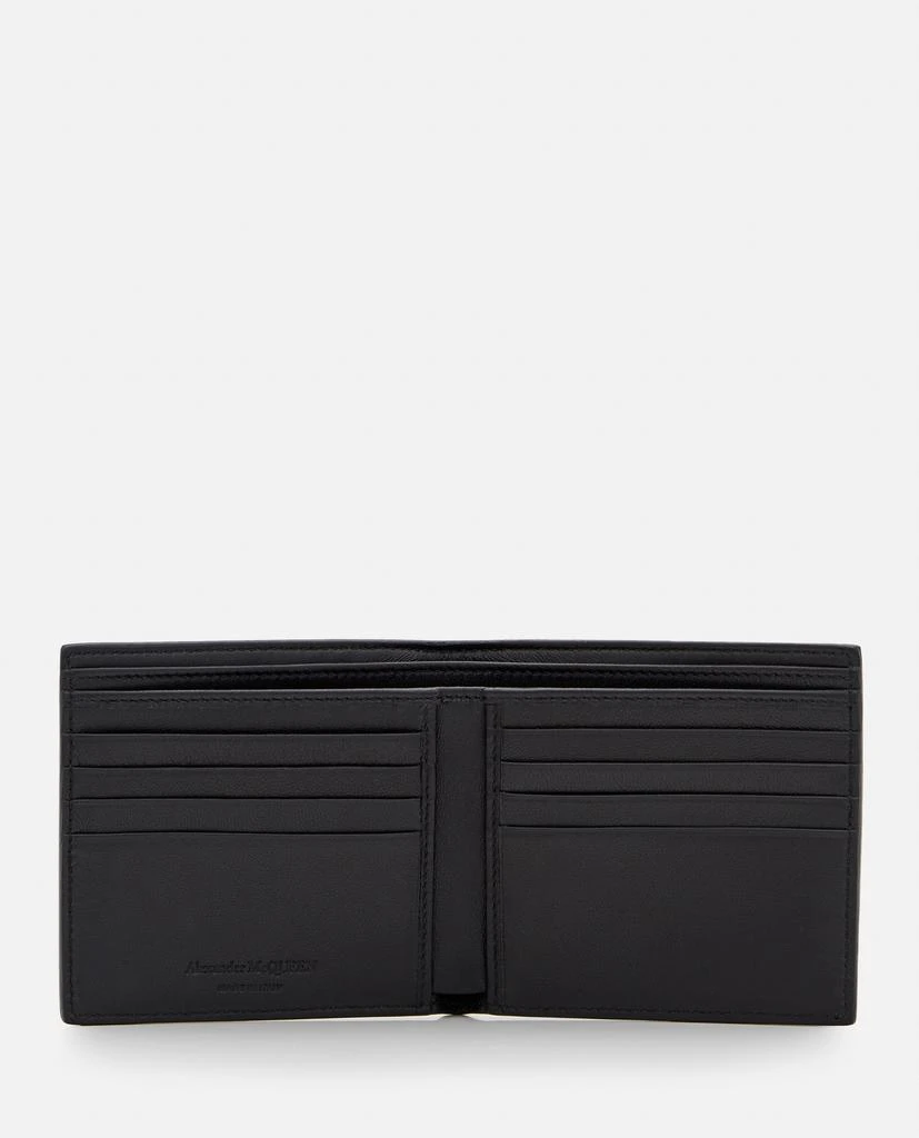 商品Alexander McQueen|BILLFOLD LEATHER SKULLS WALLET,价格¥2200,第3张图片详细描述