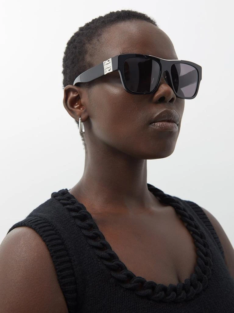 商品Givenchy|4G oversized square acetate sunglasses,价格¥2882,第2张图片详细描述