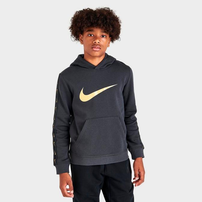 Boys' Nike Sportswear Repeat Taped Fleece Pullover Hoodie商品第1张图片规格展示