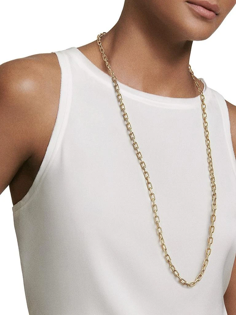 商品David Yurman|DY Madison Chain Necklace in 18K Yellow Gold, 6MM,价格¥61727,第3张图片详细描述