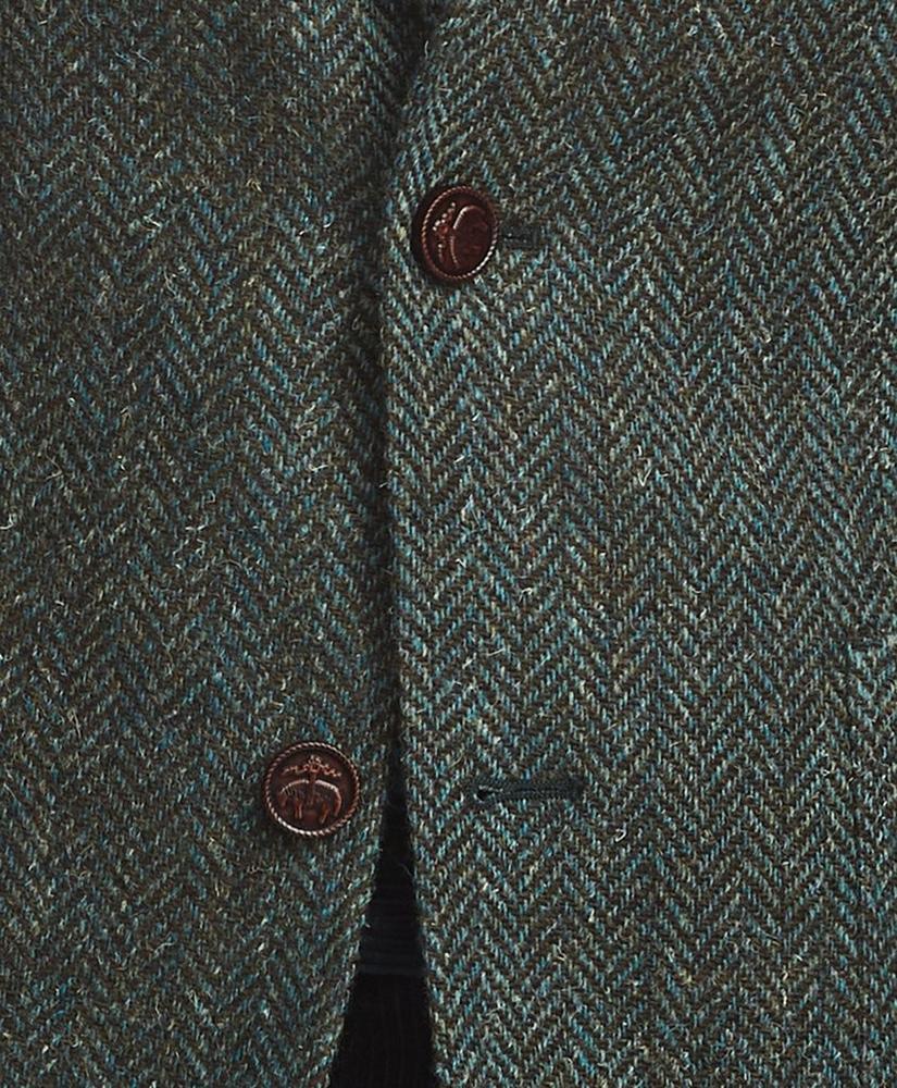 Regent Regular-Fit Brushed Wool Herringbone Tweed Sport Coat商品第3张图片规格展示