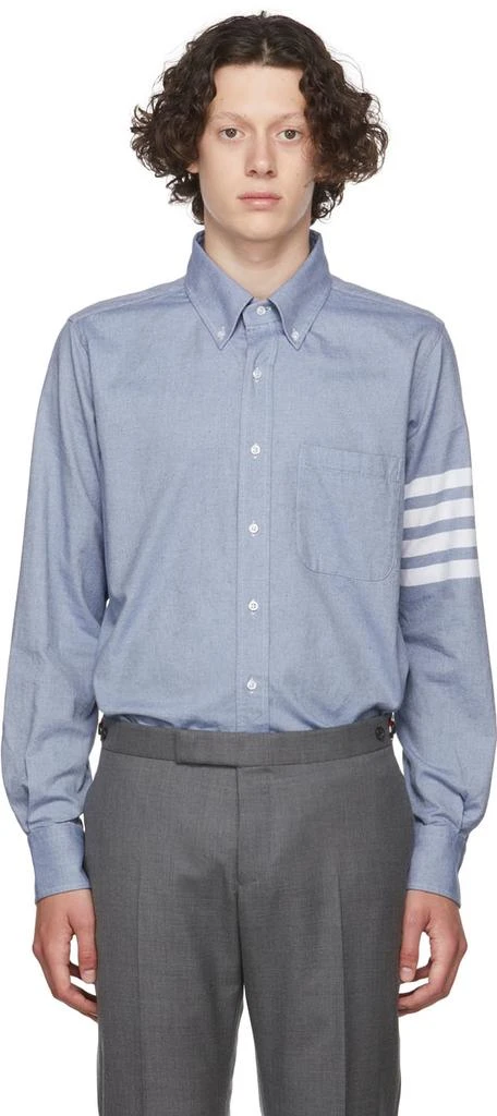 商品Thom Browne|蓝色 4-Bar 衬衫,价格¥5332,第1张图片