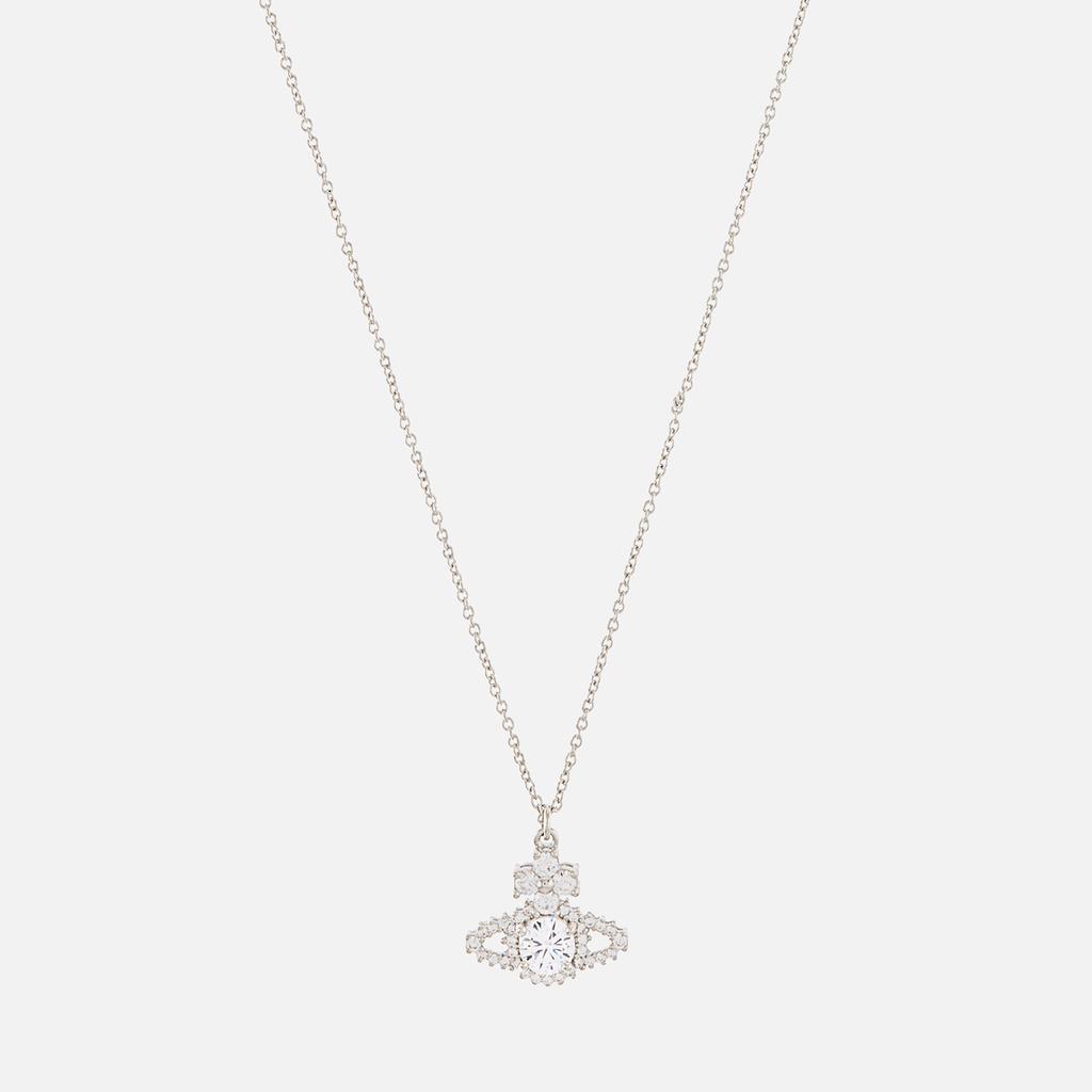 Vivienne Westwood Women's Valentina Orb Pendant - Platinum/White商品第1张图片规格展示