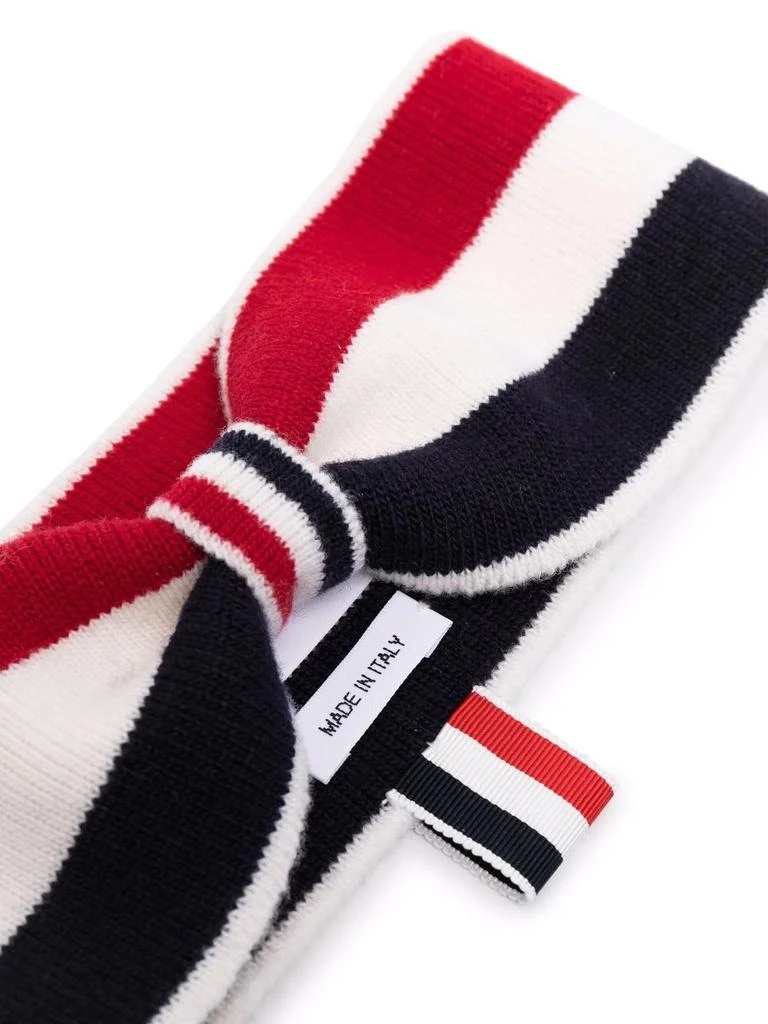 商品Thom Browne|Thom brown stripe knitted headband,价格¥2638,第3张图片详细描述