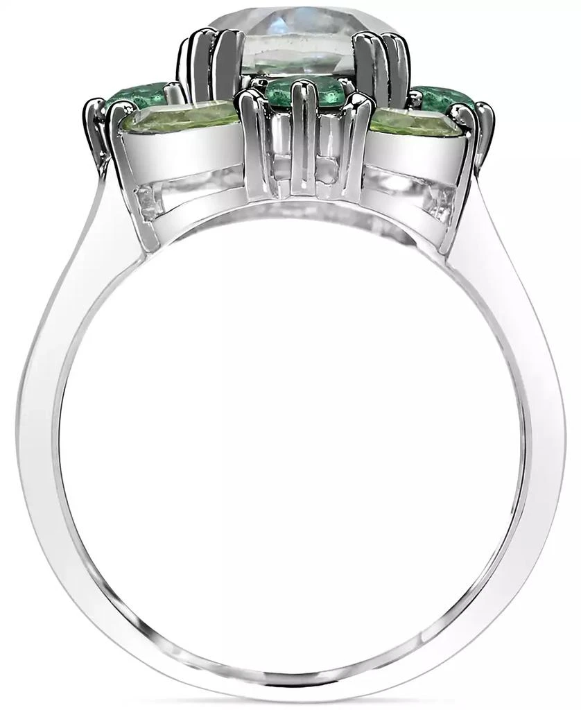 商品Macy's|Multi-Gemstone Cluster Ring (3-5/8 ct. t.w.) in Sterling Silver,价格¥1042,第4张图片详细描述
