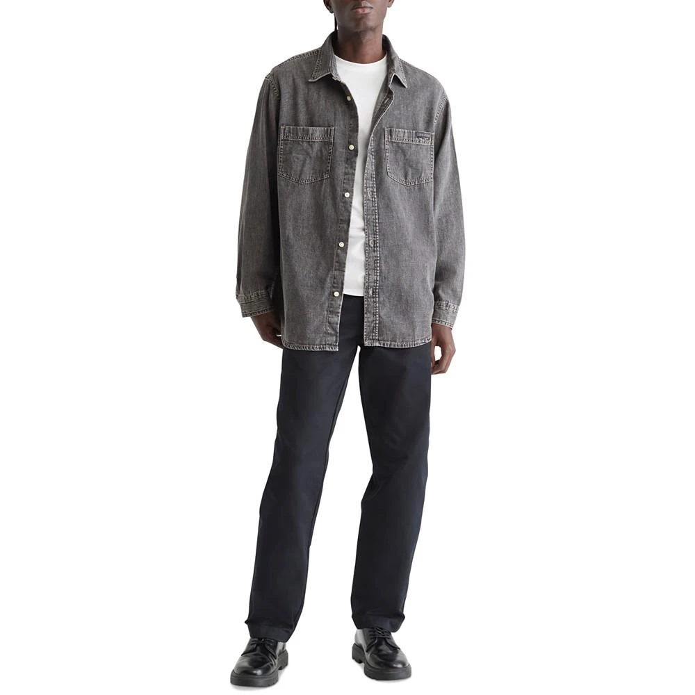 商品Calvin Klein|Men's Origin Denim Shirt,价格¥659,第4张图片详细描述
