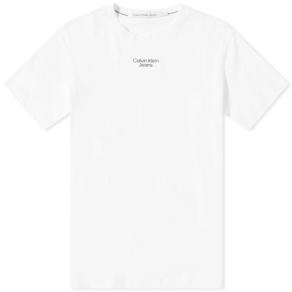 Calvin Klein Stacked Logo Tee商品第1张图片规格展示