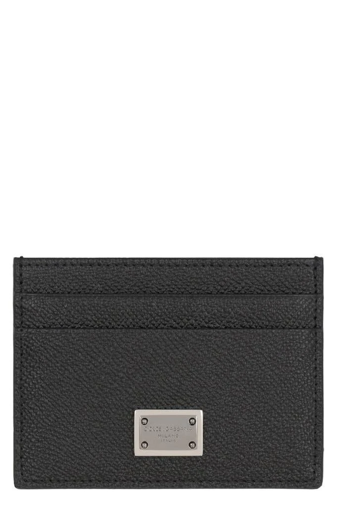 商品Dolce & Gabbana|Dolce & Gabbana Small Leather Goods in Black,价格¥1057,第1张图片