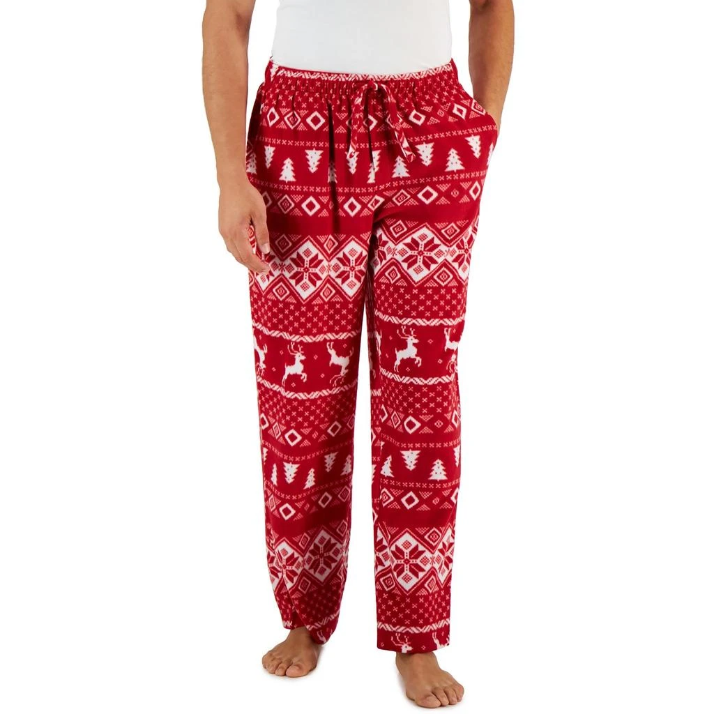 商品Club Room|Mens Fleece Nightwear Pajama Bottoms,价格¥143,第2张图片详细描述