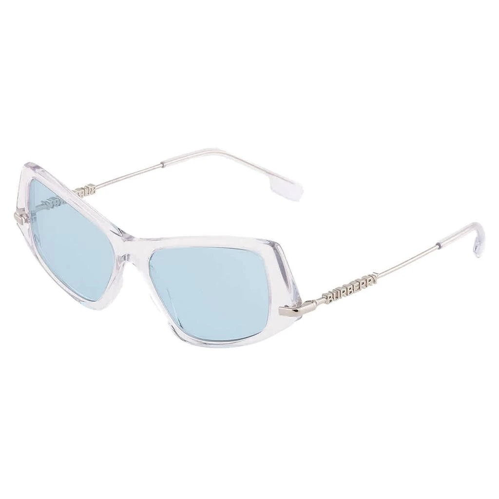 商品Burberry|Light Azure Irregular Ladies Sunglasses BE4408 302480 52,价格¥876,第3张图片详细描述