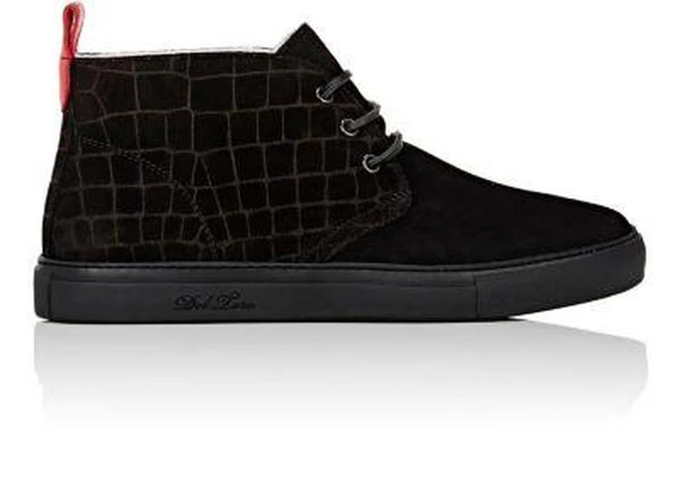 商品Del Toro|Crocodile-Embossed Chukka Sneakers,价格¥1854,第1张图片