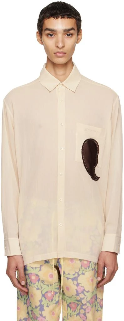 商品Jacquemus|Off-White Le Papier 'La Chemise Pera' Shirt,价格¥1612,第1张图片