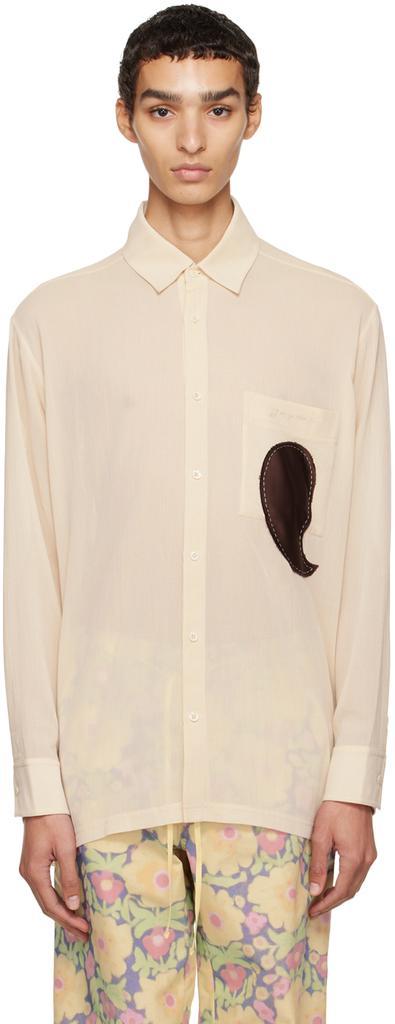 商品Jacquemus|Off-White Le Papier 'La Chemise Pera' Shirt,价格¥3839,第1张图片