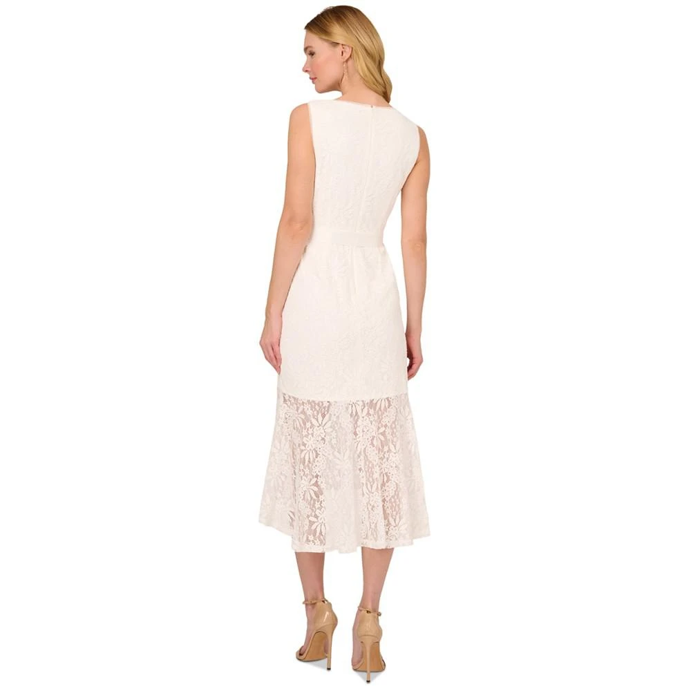 商品Adrianna Papell|Women's Lace Flounce Midi Dress,价格¥1265,第2张图片详细描述