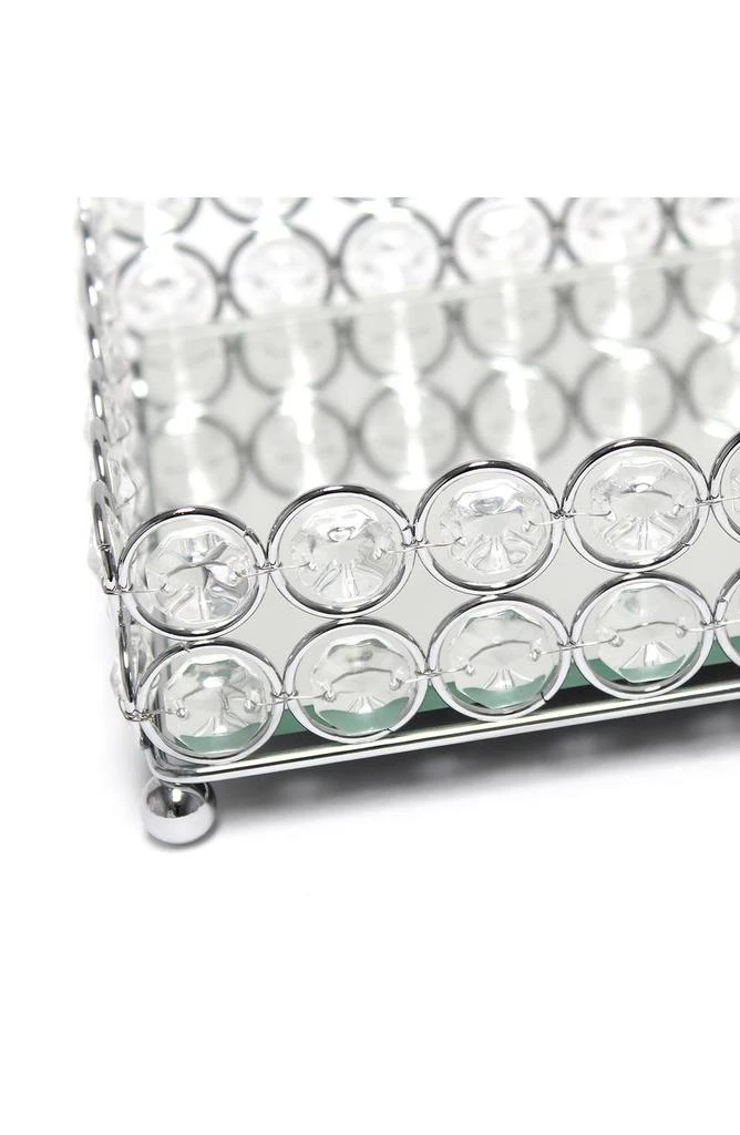 商品LALIA HOME|Elipse Crystal Mirrored Vanity Tray,价格¥286,第4张图片详细描述