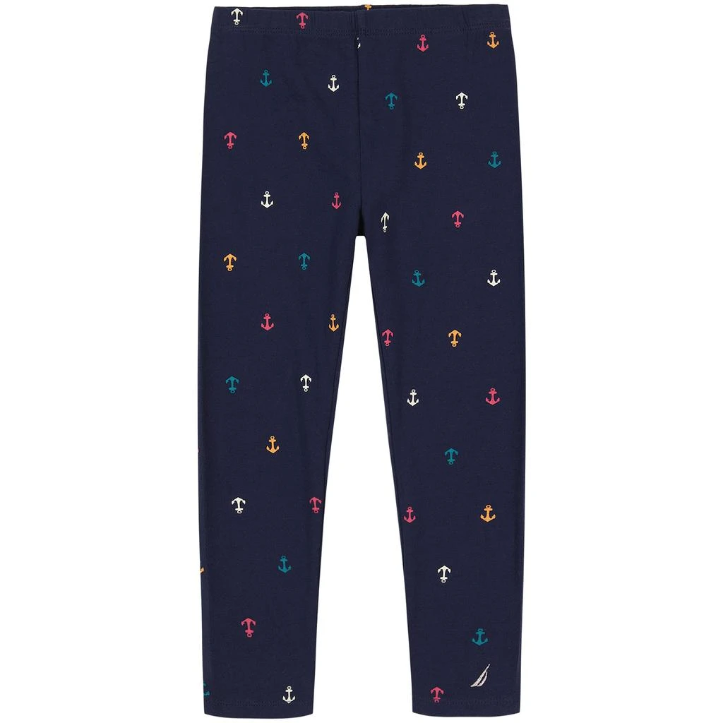 商品Nautica|Nautica Toddler Girls' Solid Legging (2T-4T),价格¥127,第1张图片