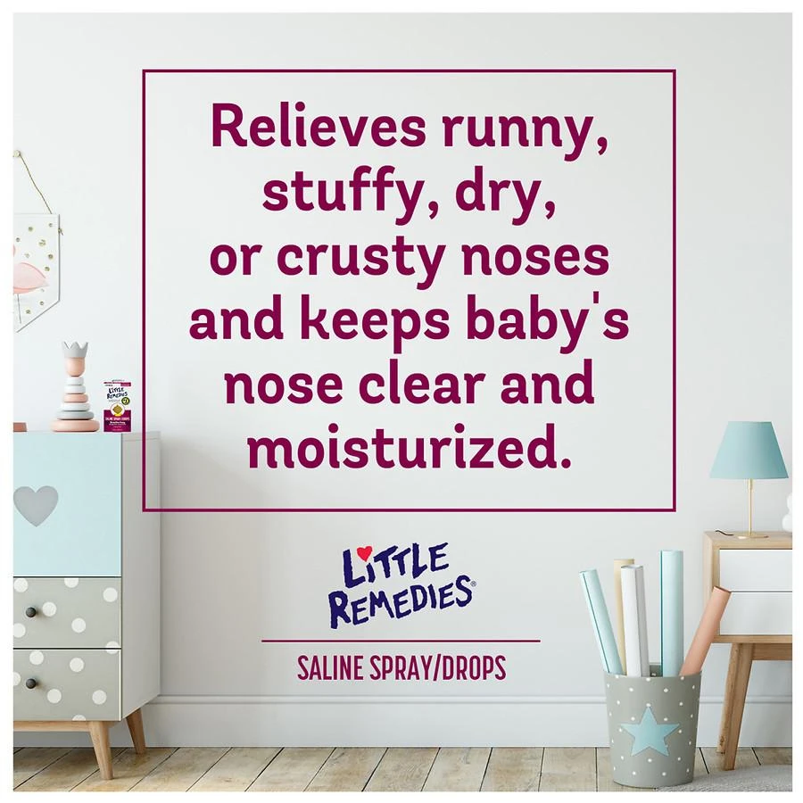 商品Little Remedies|Saline Spray and Drops,价格¥52,第4张图片详细描述
