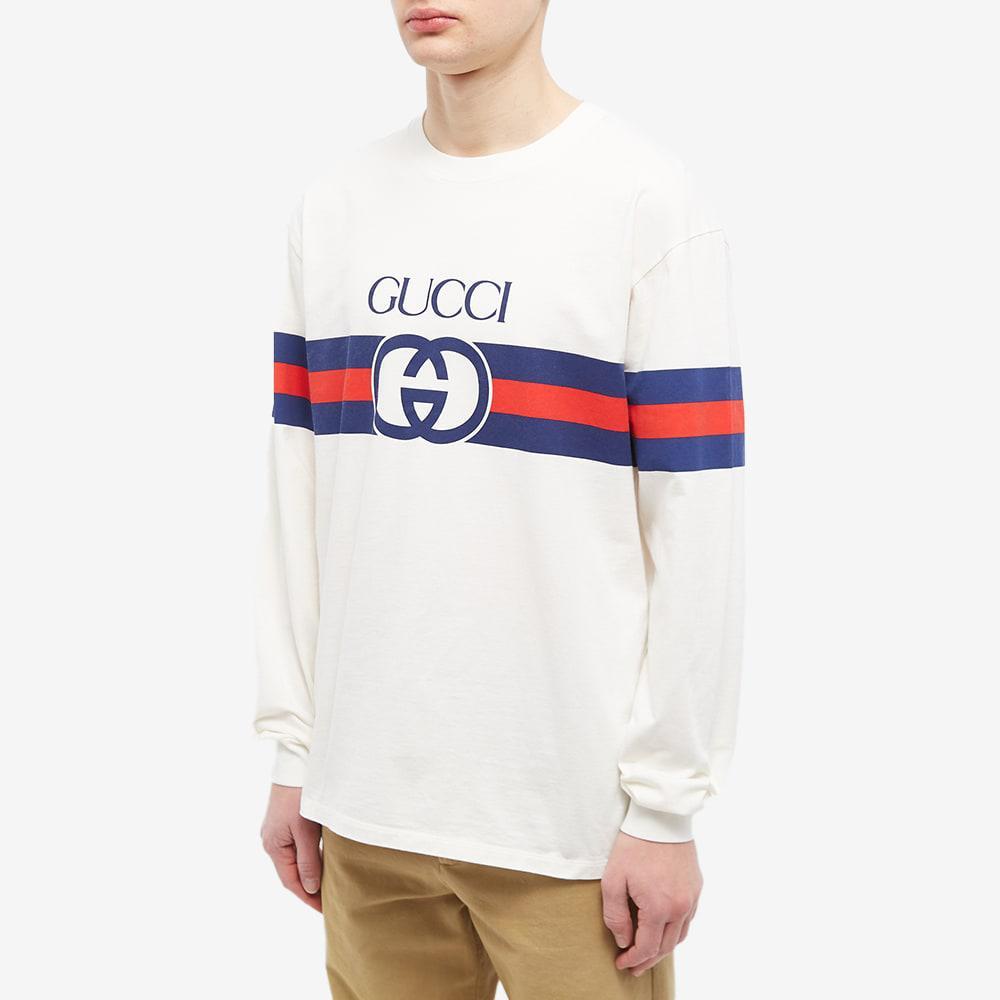 商品Gucci|Gucci Long Sleeve New Logo Tee,价格¥4346,第4张图片详细描述