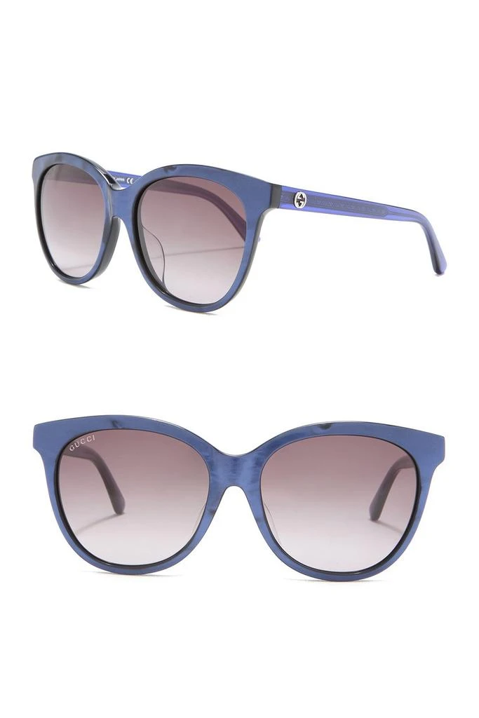 商品Gucci|56mm Round Sunglasses,价格¥984,第1张图片详细描述