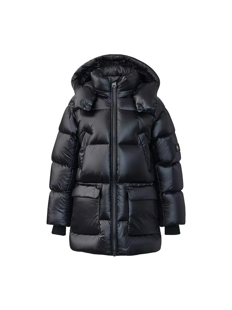 商品Mackage|Little Kid's Lustrous Down Puffer Jacket,价格¥2468,第1张图片