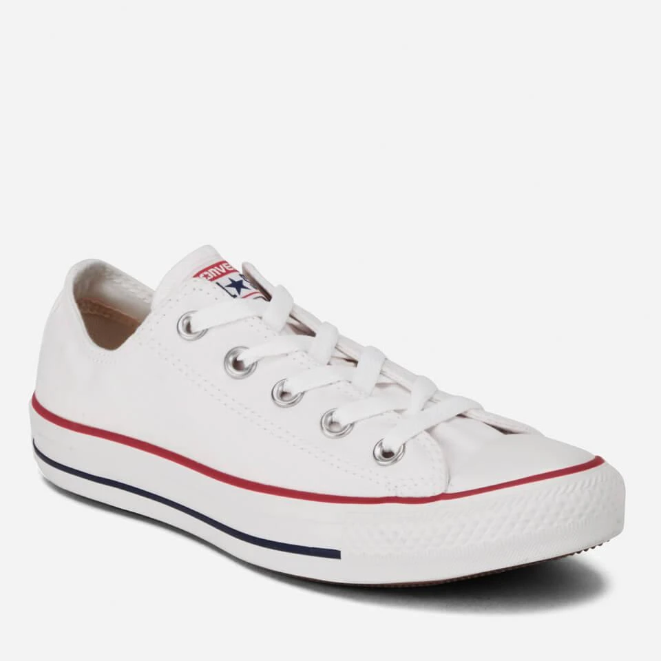 商品Converse|男款 匡威 Converse Chuck Taylor All Star Ox Trainers "Optical White" 象牙白,价格¥264-¥311,第4张图片详细描述