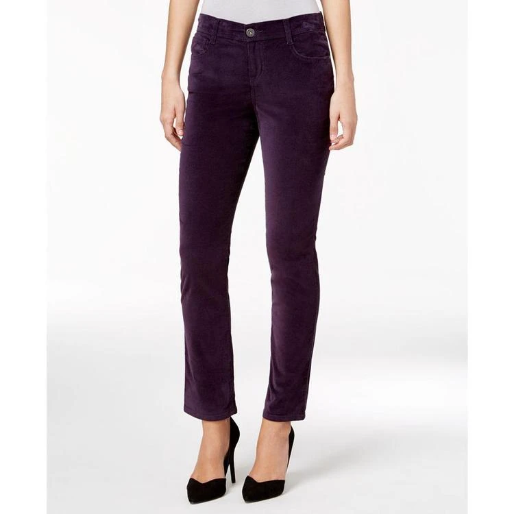 商品Style & Co|Petite Velvet Slim-Leg Jeans, Created for Macy's,价格¥103,第1张图片