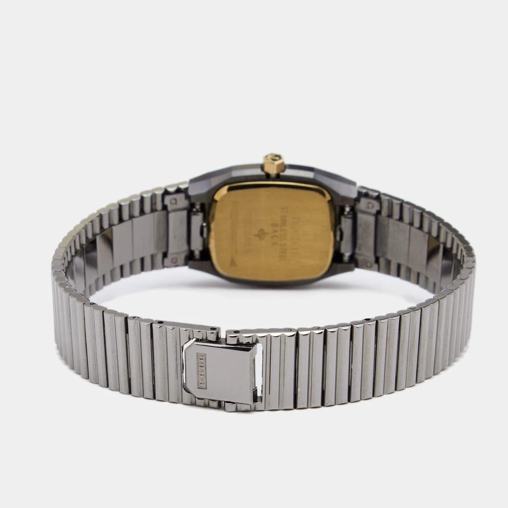 商品[二手商品] Rado|Rado Black DiaStar Tungston Stainless Steel 133.9540.3 Women's Wristwatch 20MM,价格¥2707,第5张图片详细描述