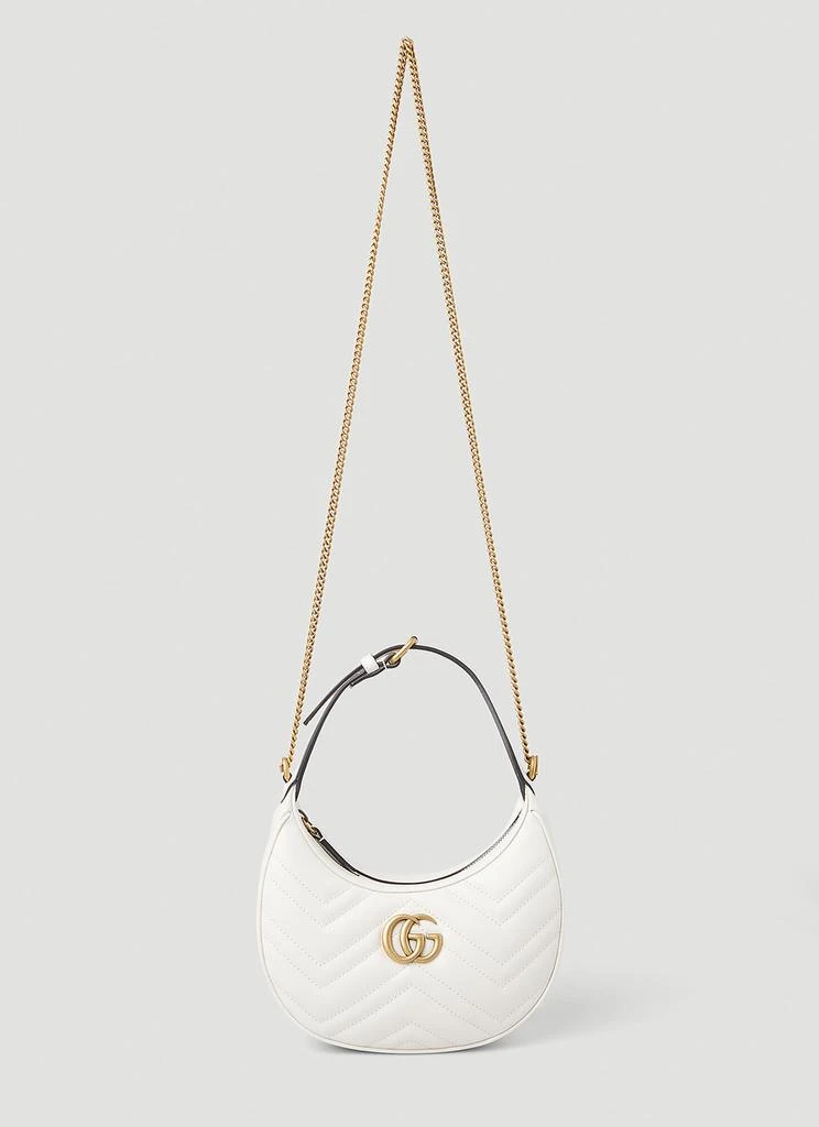 商品Gucci|GG Marmont Half-Moon Mini Shoulder Bag,价格¥8974,第4张图片详细描述