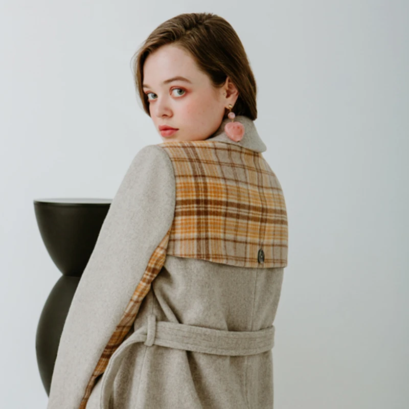 Nina 羊毛大衣-燕麦色 | Nina Wool Coat - Oatmeal 商品