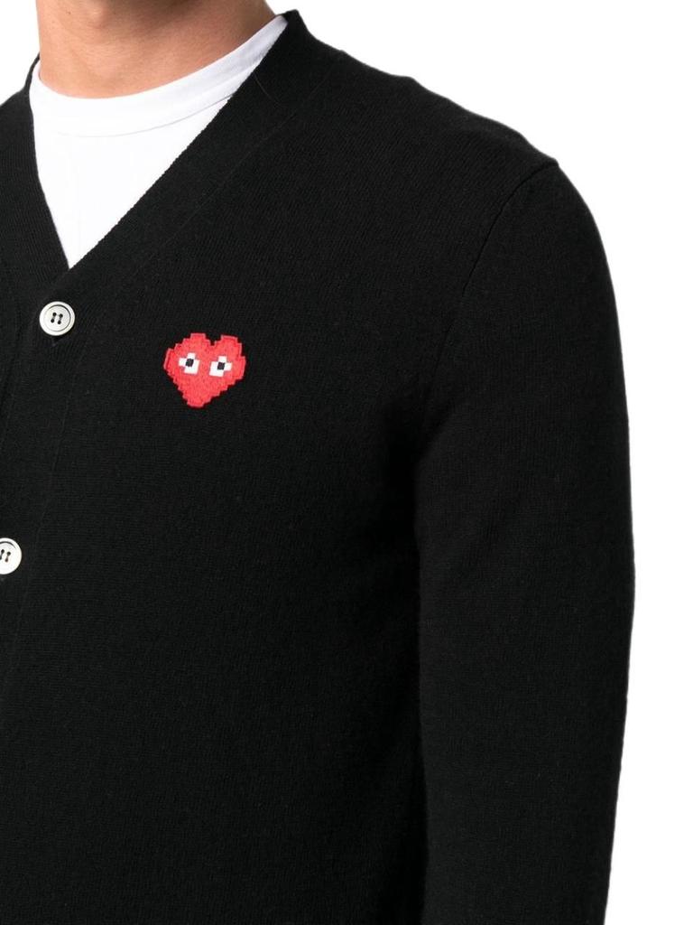 Comme Des Garçons Play Men's  Black Other Materials Cardigan商品第3张图片规格展示