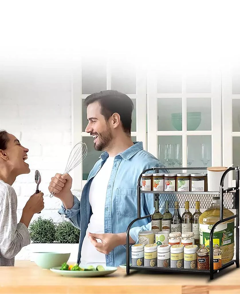 商品Cheer Collection|Kitchen organizer and Spice Rack,价格¥992,第5张图片详细描述