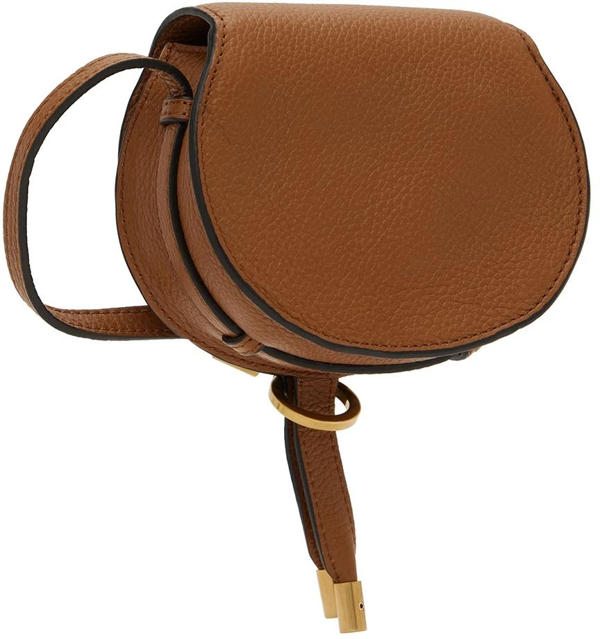 商品Chloé|Tan Nano Marcie Saddle Bag,价格¥3172,第3张图片详细描述