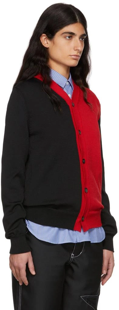 商品Comme des Garcons|Black & Red Contrast Cardigan,价格¥796,第2张图片详细描述