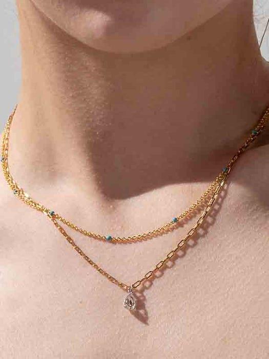 Silver Ball Chain Necklace商品第7张图片规格展示