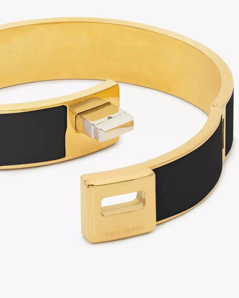 商品Kate Spade|Phoebe Enamel Turnlock Bangle,价格¥532,第5张图片详细描述