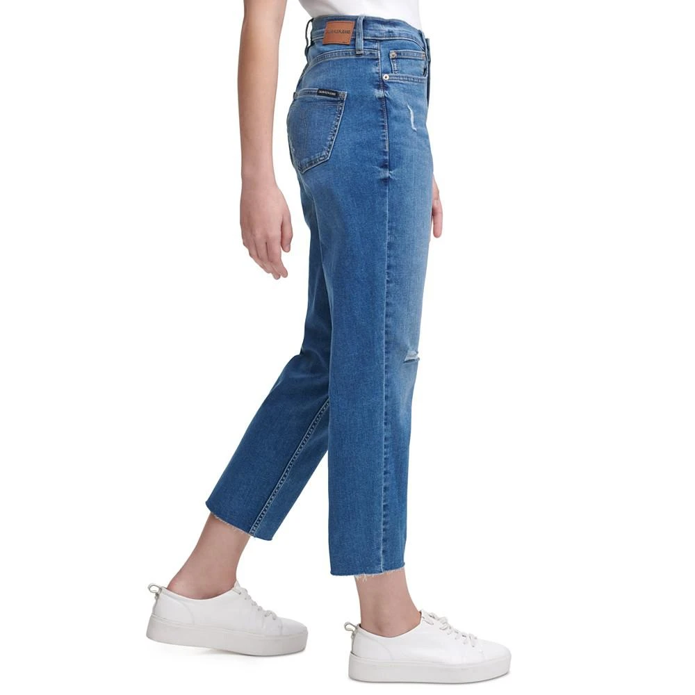 Calvin Klein Jeans High-Rise Distressed Ankle Jeans 3