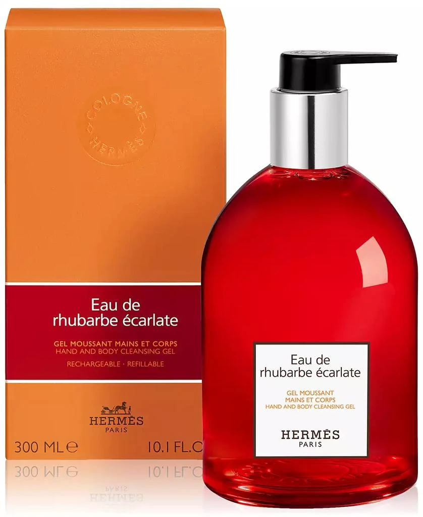 商品Hermes|Eau de Rhubarbe Écarlate Hand & Body Cleansing Gel, 10.1 oz.,价格¥667,第3张图片详细描述