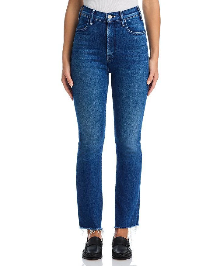 Petites Lil Hustler High Rise Flood Fray Jeans in Whatever You Want 商品