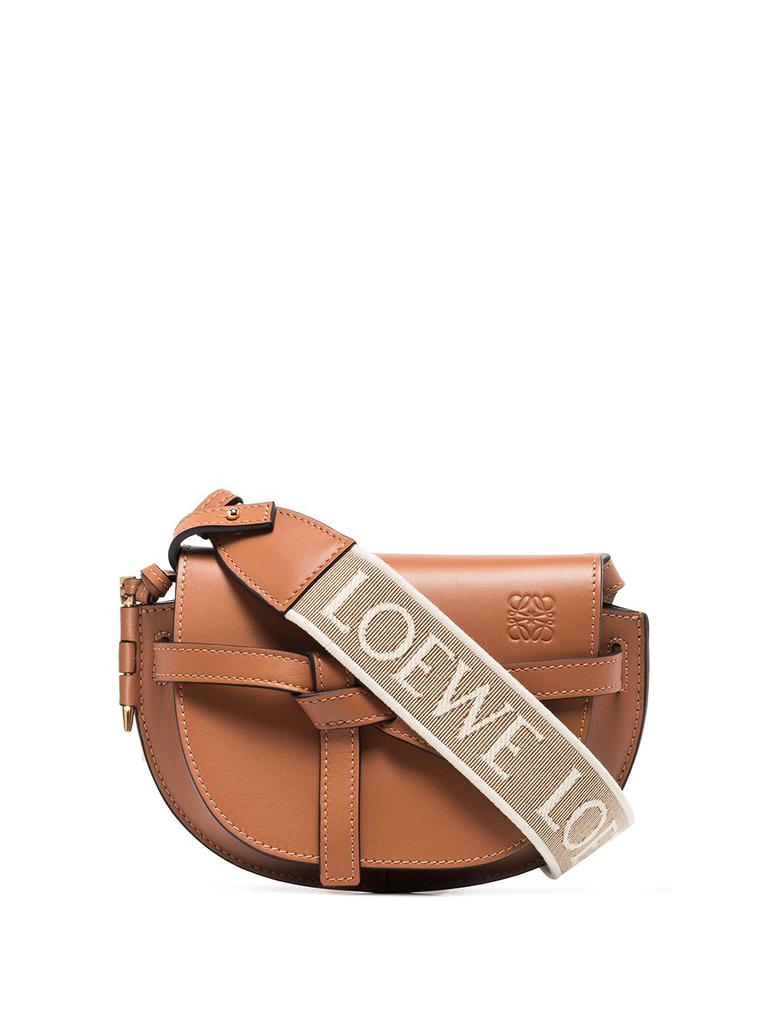 LOEWE - Gate Dual Mini Leather Crossbody Bag商品第1张图片规格展示