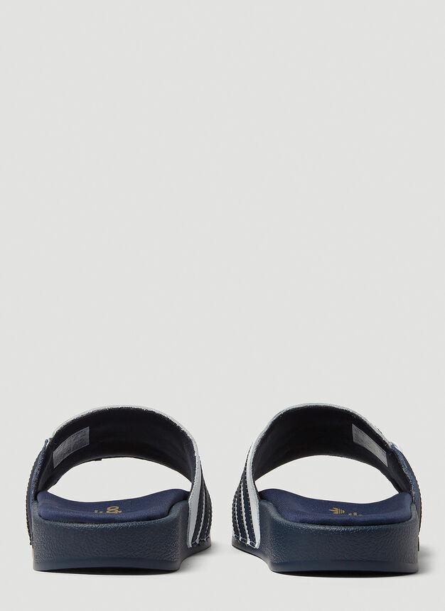 商品Adidas|Adilette Comfort Slides in Blue,价格¥303,第6张图片详细描述