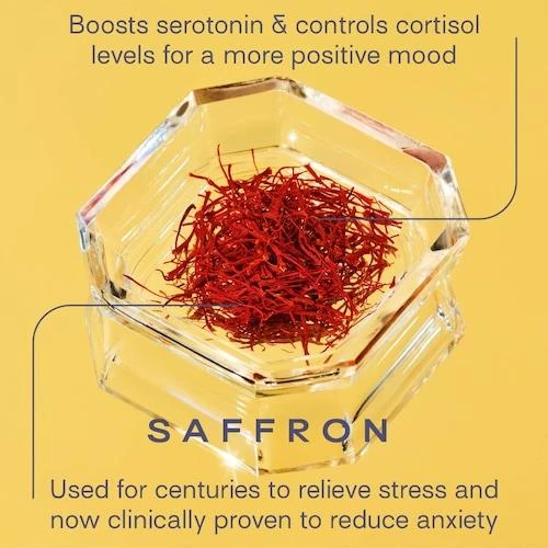 商品Sourse|Mood Bites – Vegan Saffron and Vitamin D3 Infused Chocolate Supplements for Positive Mood,价格¥133,第2张图片详细描述