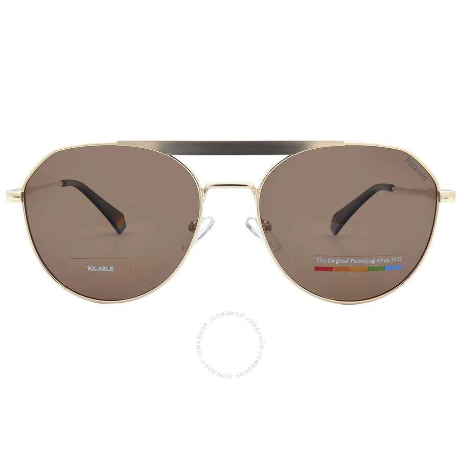 商品Polaroid|Polarized Bronze Pilot Unisex Sunglasses PLD 6211/S/X 0J5G/SP 57,价格¥107,第1张图片